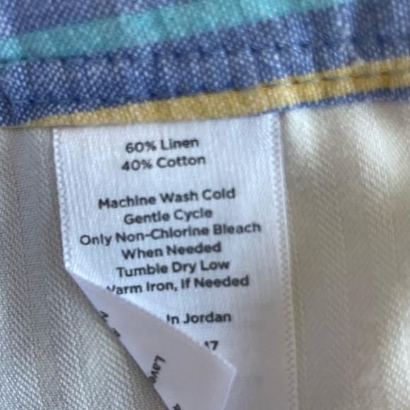 Talbots Sunshine Stripe Shorts Size 8 - Picture 8 of 8